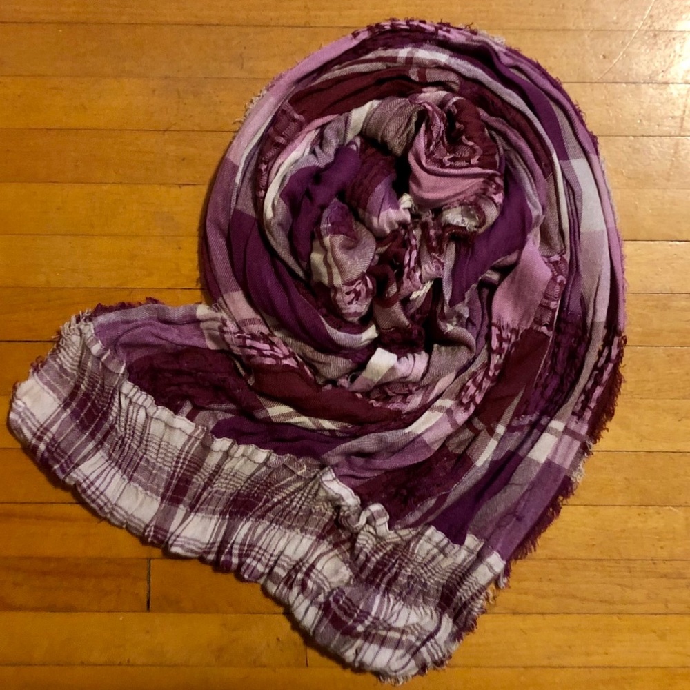 maurices Infinity Plaid Scarf